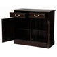 Tasmania Solid Mahogany 2 Door 2 Drawer Buffet / Sideboard in Chocolate - Chocolate Wood