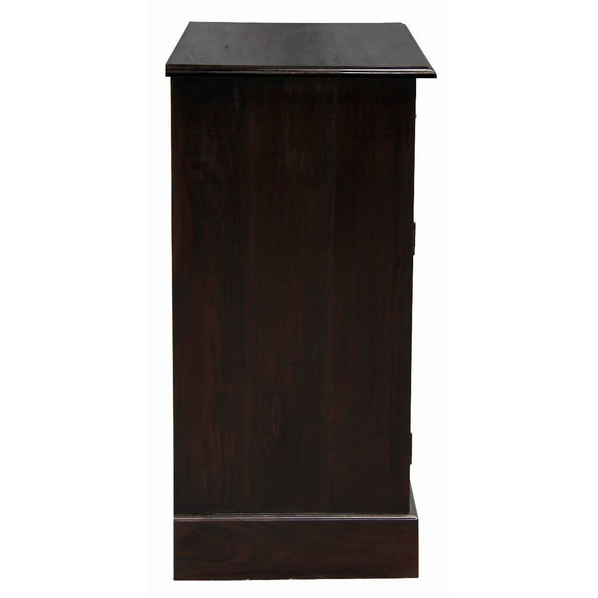 Tasmania Solid Mahogany 2 Door 2 Drawer Buffet / Sideboard in Chocolate - Chocolate Wood