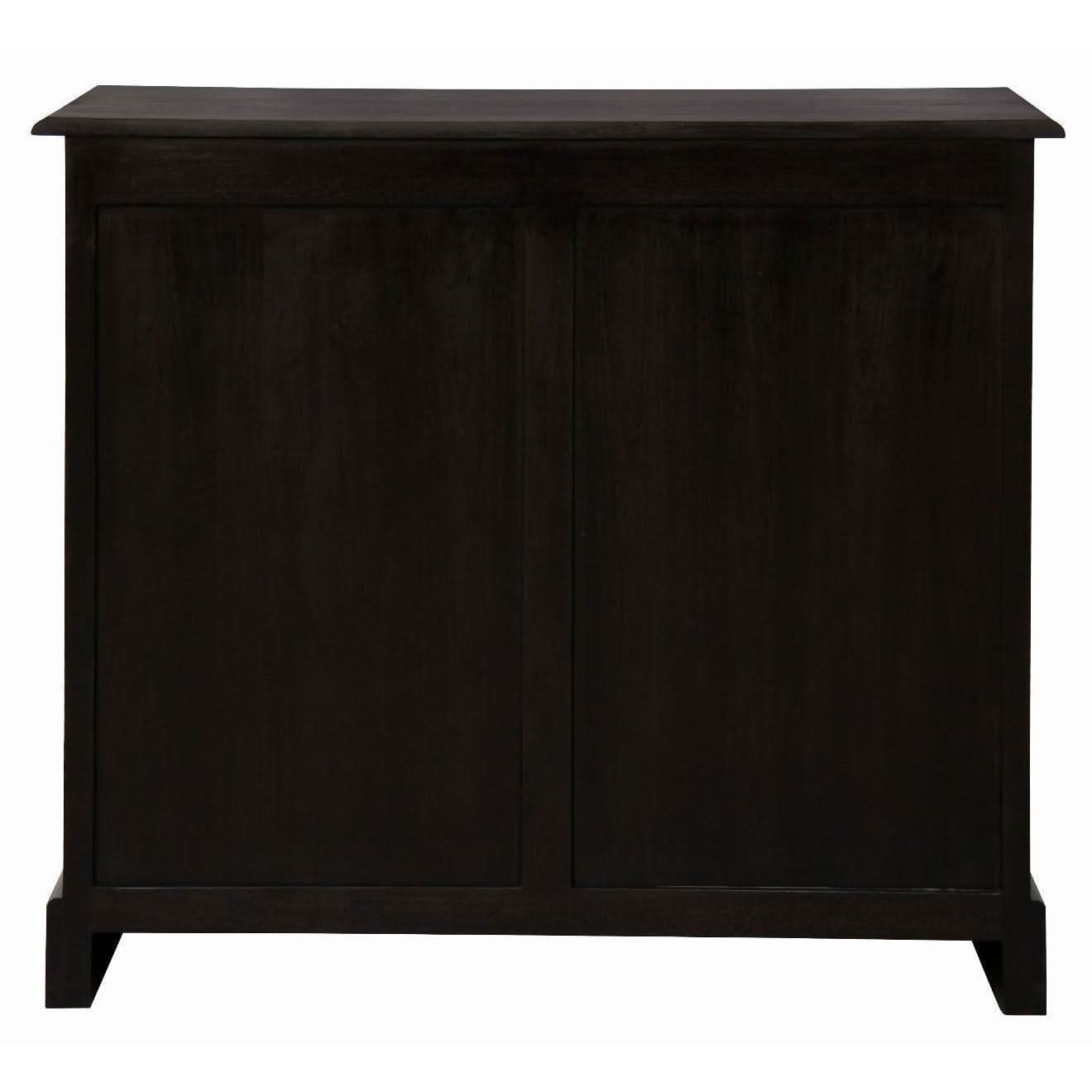 Tasmania Solid Mahogany 2 Door 2 Drawer Buffet / Sideboard in Chocolate - Chocolate Wood