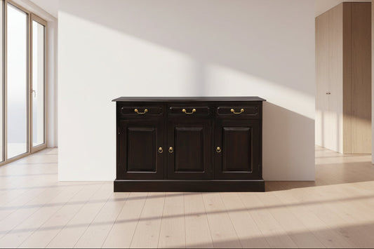 TASMANIA SOLID MAHOGANY BUFFET/SIDEBOARD 3 DOORS & 3 DRAWERS  IN CHOCOLATE - MyChocolateWood