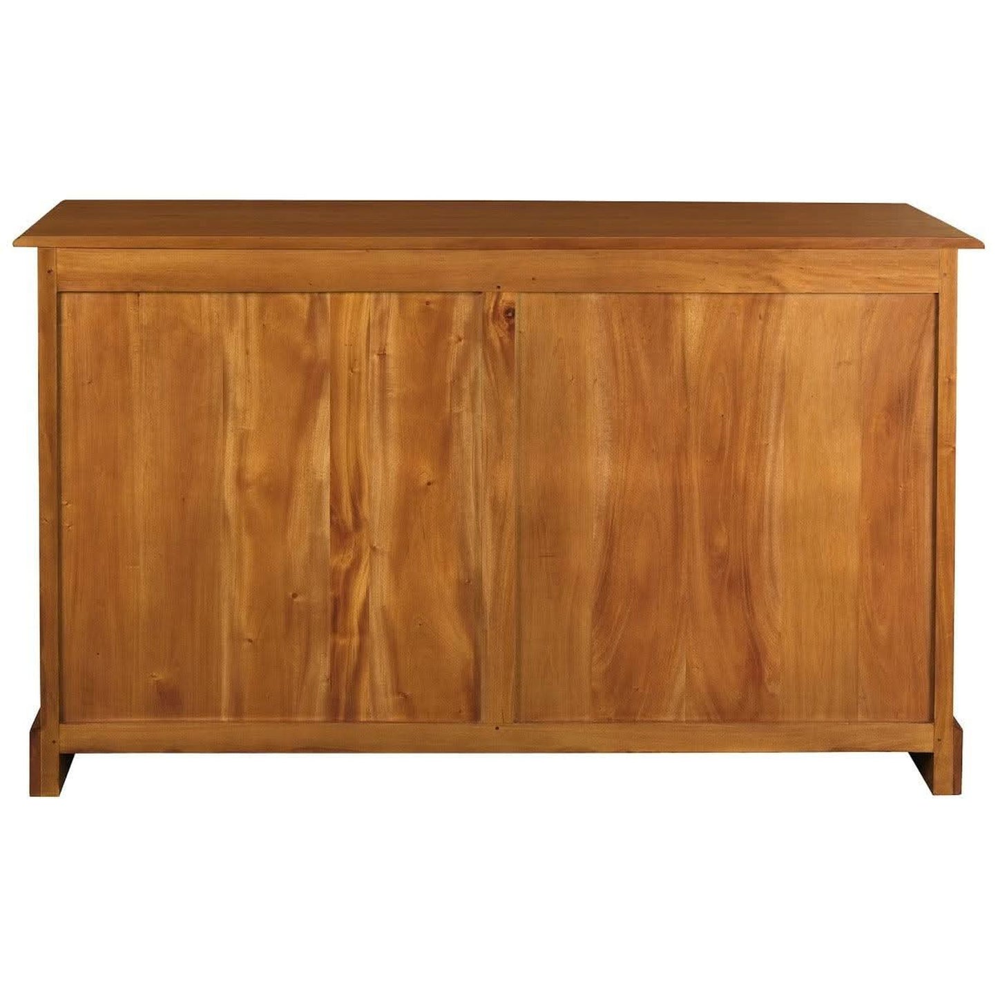 Tasmania Solid Mahogany 3 Door 3 Drawer Buffet / Sideboard in Light Pecan - Chocolate Wood