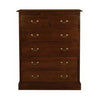 Tasmania Solid Mahogany Jumbo Size 6 Drawer Tallboy / Chest of 6 Drawers in Mahogany - Chocolate Wood