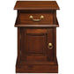 Pair of Tasmania Solid Mahogany Timber Bedside Tables in Mahogany - Chocolate Wood