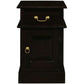 Pair of Tasmania Solid Mahogany Timber Bedside Tables in Chocolate - Chocolate Wood