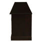 Tasmania Solid Mahogany 2 Door 4 Drawer TV / Entertainment Unit, 200cm in Chocolate - Chocolate Wood