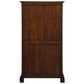 Tasmania Solid Mahogany Wide Bookcase in Mahogany - Chocolate Wood