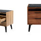 THELO 2-DRAWER BEDSIDE TABLE RIVIERA - MyChocolateWood