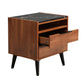 Thelo 2-Drawer Bedside Table in Riviera drawers