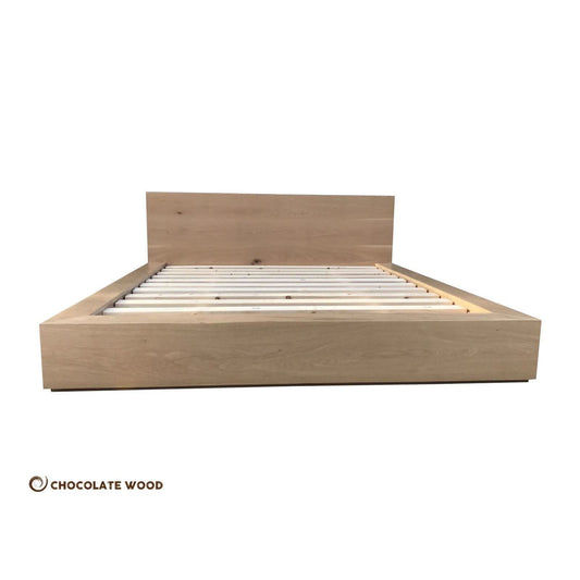 TINO KING SIZE BED IN SOLID AMERICAN OAK - 4 DRAWERS - AUSTRALIAN CUSTOM MADE TO ORDER