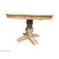 Tivoli Round Dining Table in Recycled Elm, 140cm - Chocolate Wood