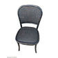 TIVOLI ROUND DINING TABLE 120CM DIAMETER +4 BERMUDA DINING CHAIRS IN BLACK - MyChocolateWood