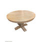 TIVOLI ROUND DINING TABLE 120CM DIAMETER +4 BERMUDA DINING CHAIRS IN BLACK - MyChocolateWood