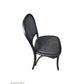 TIVOLI ROUND DINING TABLE 120CM DIAMETER +4 BERMUDA DINING CHAIRS IN BLACK - MyChocolateWood