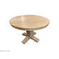 TIVOLI ROUND DINING TABLE IN RECYCLED ELM 120CM DIAMETER - MyChocolateWood
