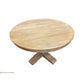 TIVOLI ROUND DINING TABLE IN RECYCLED ELM 120CM DIAMETER - MyChocolateWood