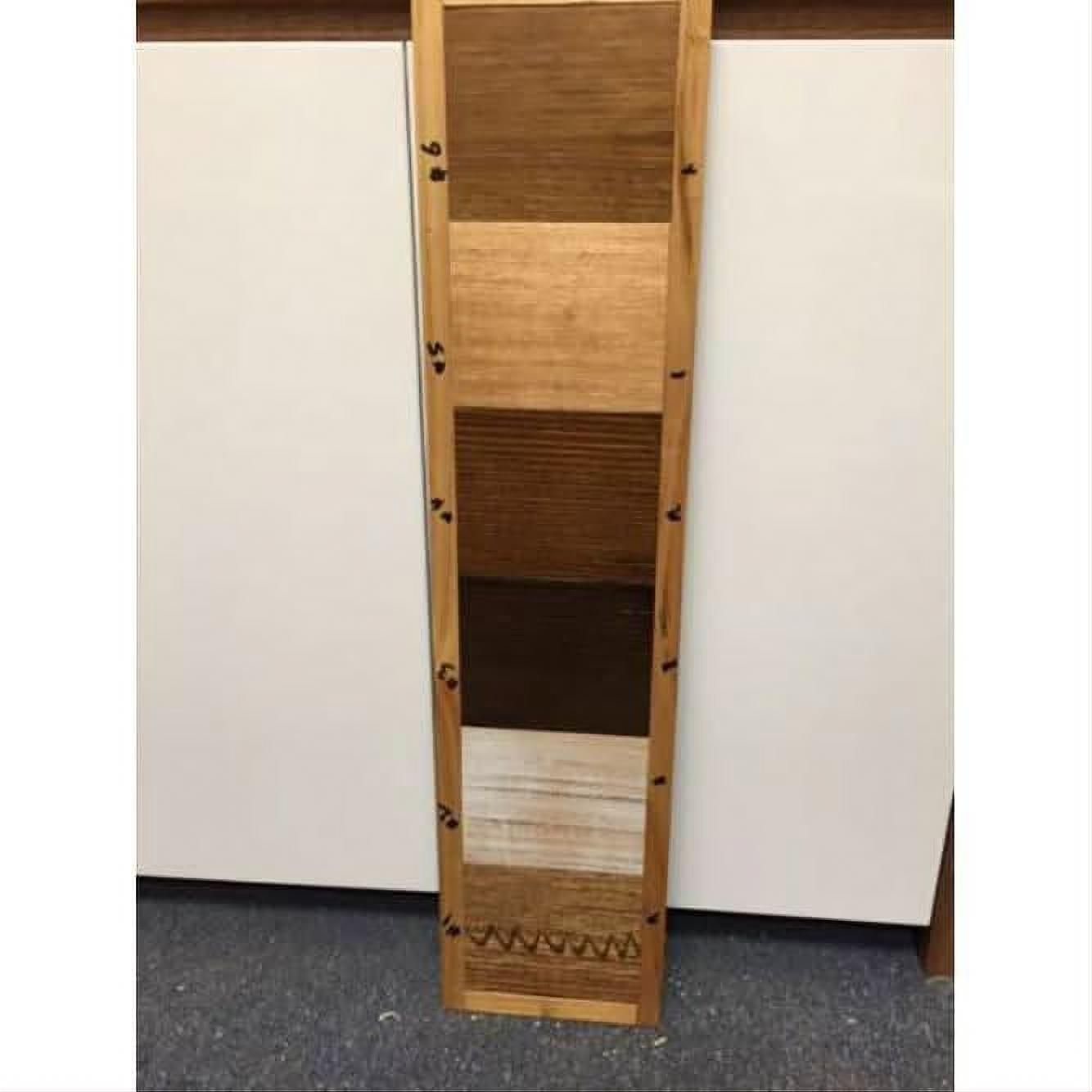 TOMSEN WALL MIRROR WITH SHELF/DRAWER TASSI OAK HARDWOOD TIMBER FRAME
