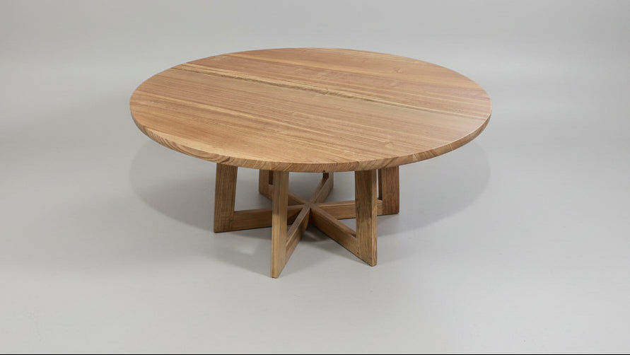 Victorian Ash Dining Table | Custom Made | Chocolate Wood