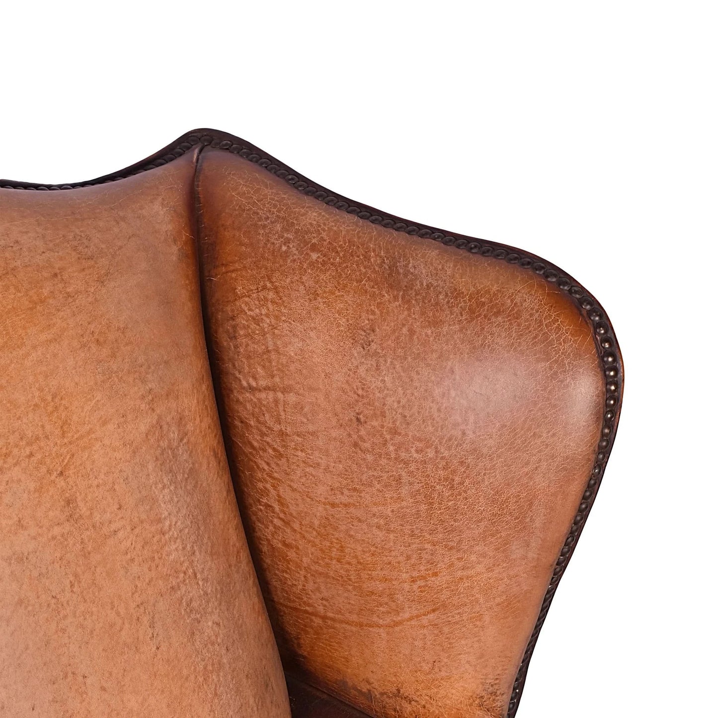 TULSA VINTAGE LEATHER ARMCHAIR - MyChocolateWood