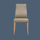 Valance PU Dining Chair in Medi Silver