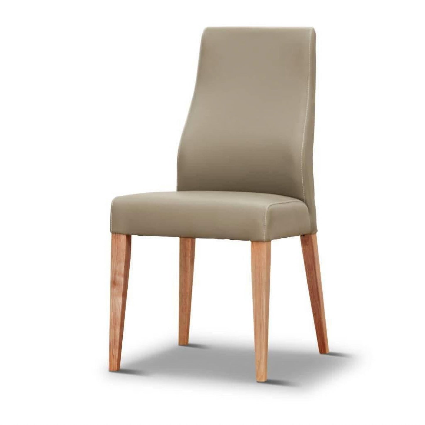 Valance PU Dining Chair in Medi Silver angle
