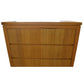 VALANCE MESSMATE TALLBOY/5 DRAWER CHEST OF DRAWERS IN CLEAR LACQUER - MyChocolateWood