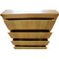 VALANCE MESSMATE TALLBOY/5 DRAWER CHEST OF DRAWERS IN CLEAR LACQUER - MyChocolateWood