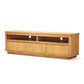 VALANCE MESSMATE TV UNIT 3 DRAWERS IN CLEAR LACQUER - MyChocolateWood