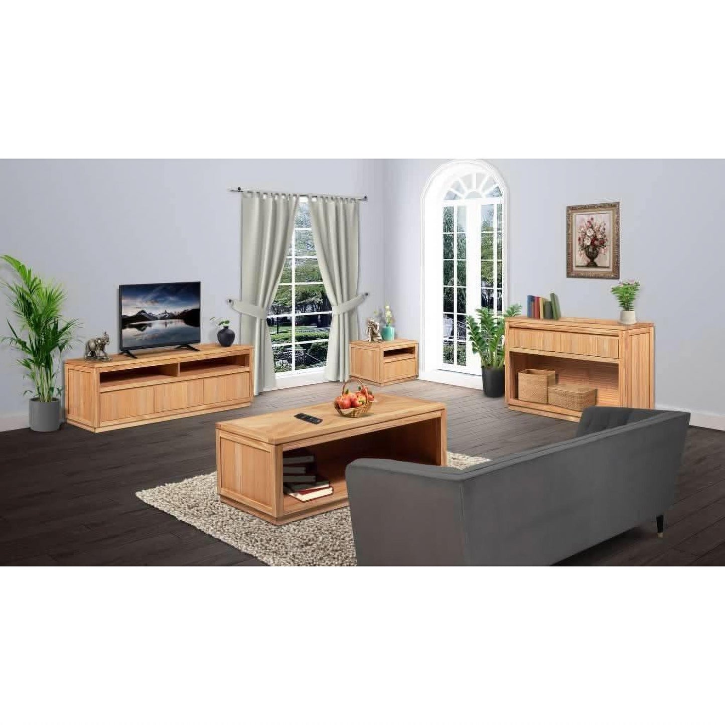 VALANCE TASSIE OAK COFFEE TABLE IN NATURAL - MyChocolateWood