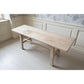VALENCIA FARMHOUSE RUSTIC BENCH IN RECYCLED ELM FULL LENGTH 120CM - MyChocolateWood
