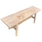 VALENCIA FARMHOUSE RUSTIC BENCH IN RECYCLED ELM FULL LENGTH 120CM - MyChocolateWood