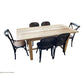 Valencia Recycled Elm Farmhouse Dining Table 290cm end