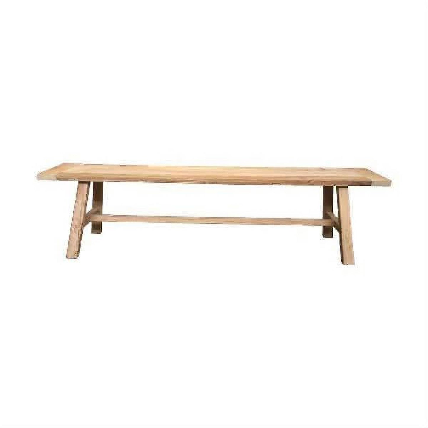 Valencia Farmhouse Rustic Bench 160cm angle