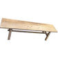VALENCIA RECYCLED ELM FARMHOUSE RUSTIC BENCH FULL LENGTH 160CM - MyChocolateWood