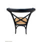 Valentina Round Dining Package with black chairs detail