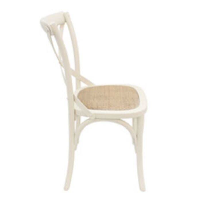 Valentina Round Dining Package with white chairs setting