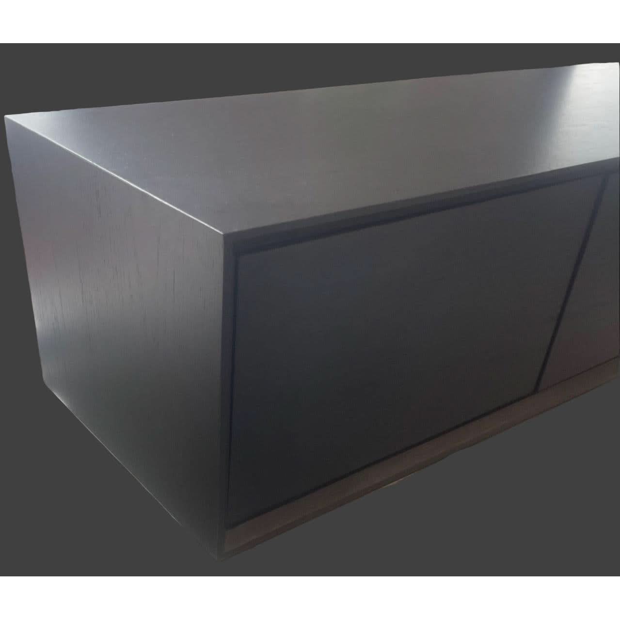 VALERIE 4 DRAWERS PUSH TO OPEN AMERICAN OAK ETU BLACK - MyChocolateWood