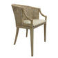 Vanguard Hamptons Solid Mahogany Rattan Dining Chair in Wash