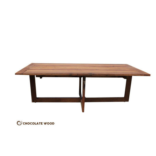 VAUCLUSE AUSTRALIAN CUSTOM-MADE 8-SEATER DINING TABLE IN RECYCLED HARDWOOD