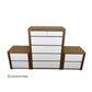 VELMONT 3 PIECE PACKAGE DEAL IN TASSIE OAK - 2 BEDSIDE TABLES + 1 TALLBOY  - AUSTRALIAN CUSTOM MADE TO ORDER - MyChocolateWood