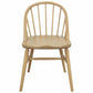 VERA SOLID OAK DINING CHAIRS IN NATURAL SET OF 2 - MyChocolateWood