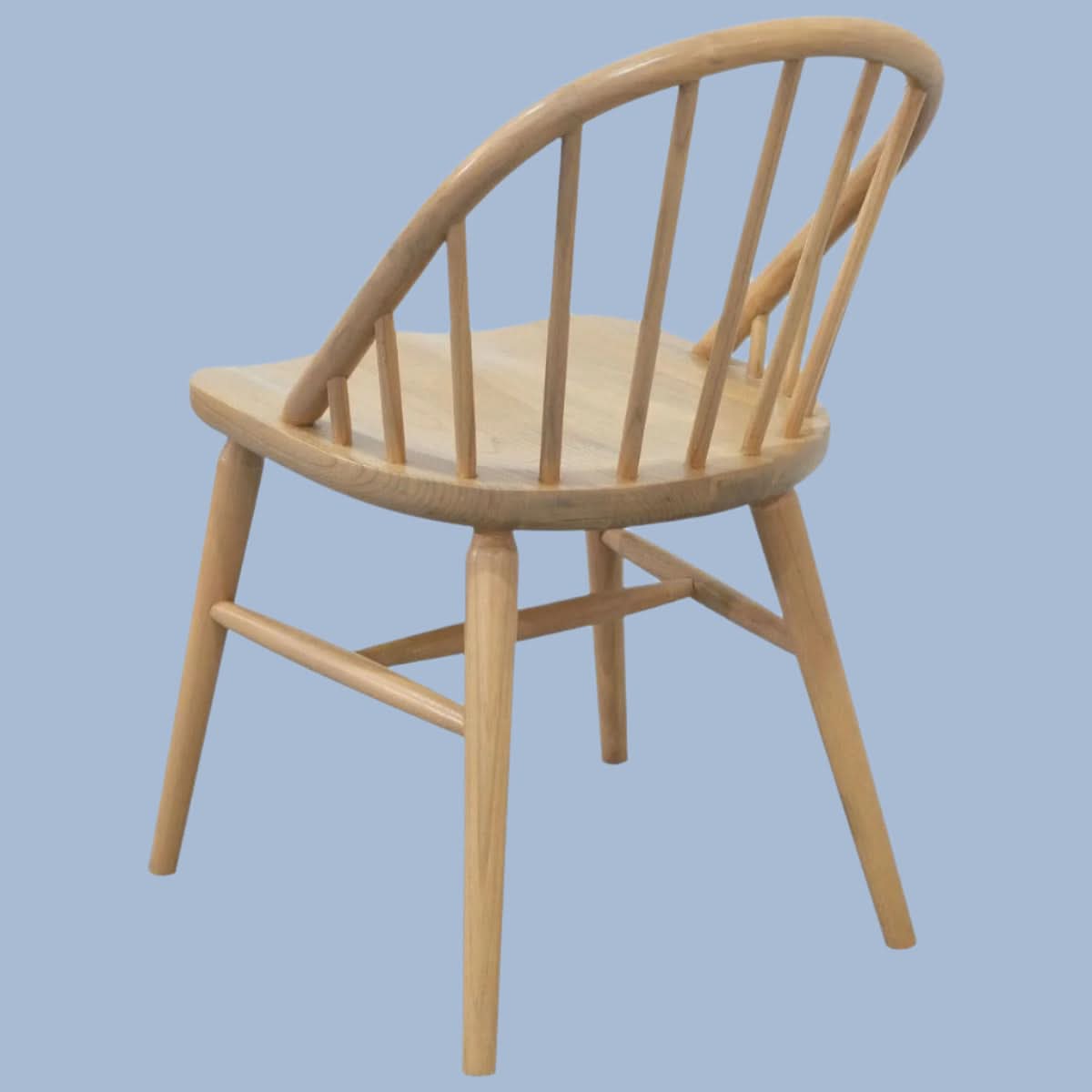 VERA SOLID OAK DINING CHAIRS IN NATURAL SET OF 2 - MyChocolateWood
