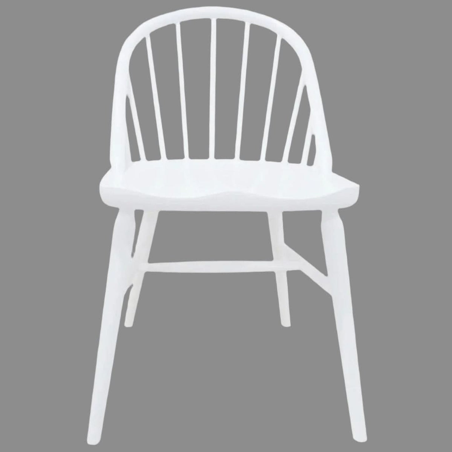 Vera Solid Oak Dining Chair in White