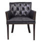 Verdon Vintage Leather Armchair in Worn Coal