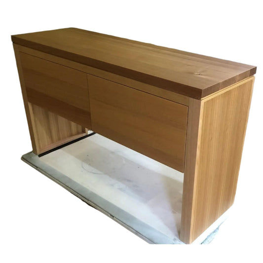 VERMONT AUSTRALIAN CUSTOM MADE CONSOLE/HALL TABLE WITH 2 DEEP DRAWERS - MyChocolateWood