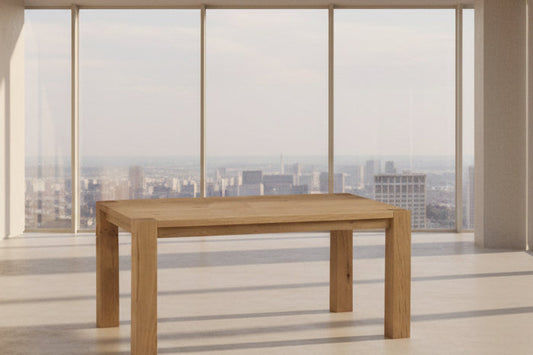 VERONA SOLID AMERICAN OAK DINING TABLE 210CM AUSTRALIAN CUSTOM MADE - MyChocolateWood