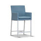 Versa Fixed Bar Chair, White / Blue - MyChocolateWood