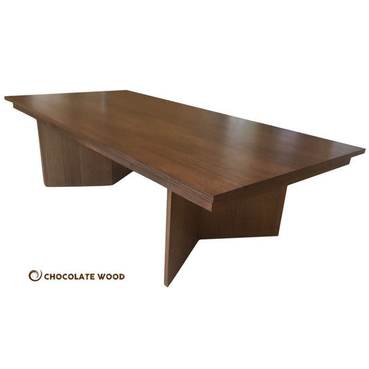 VERTIGO AUSTRALIAN CUSTOM MADE SOLID TASSIE OAK DINING TABLE 270CM CUSTOM MADE - MyChocolateWood