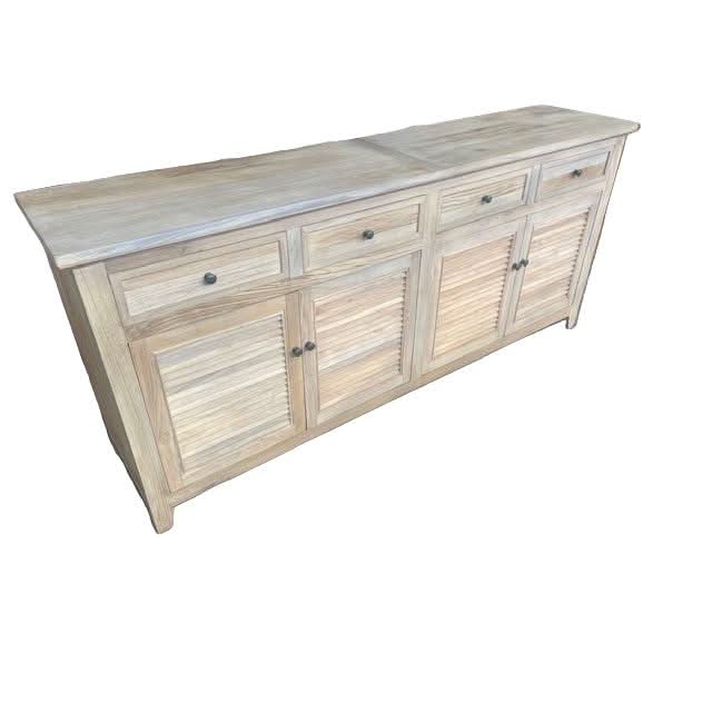 Villa Louvre Style Buffet Sideboard 200cm open