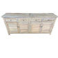 Villa Louvre Style Buffet Sideboard 200cm angle