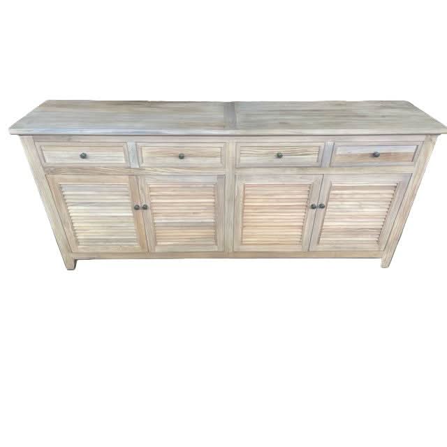 Villa Louvre Style Buffet Sideboard 200cm angle